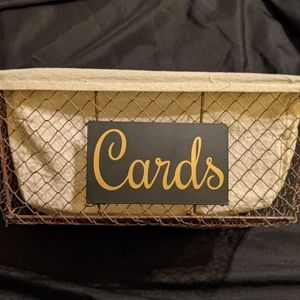 Basket for Cards